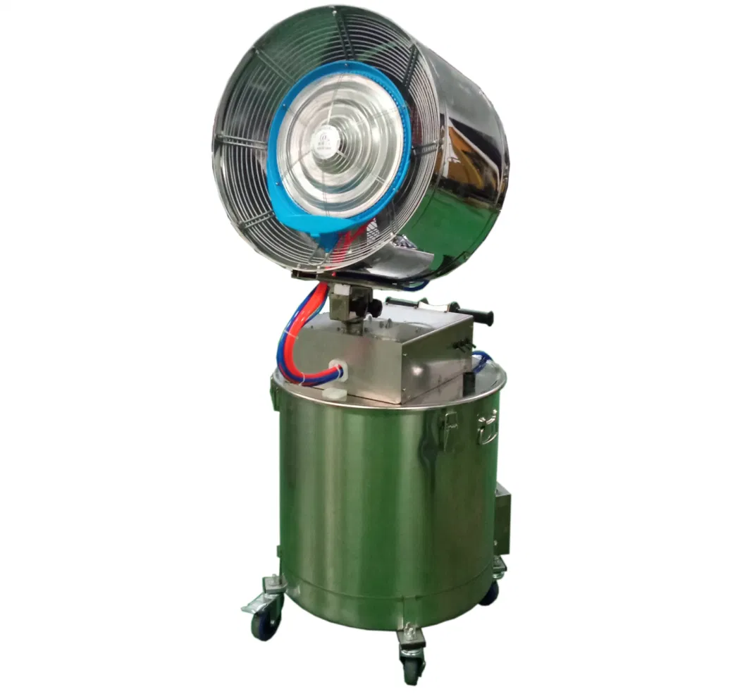 Pneumatic Explosion-Proof Mist-Spraying Cooling Fan for Chemical Industry