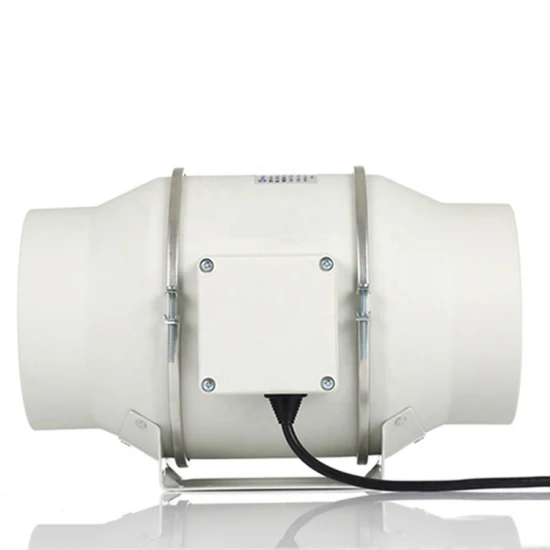 5インチ 125mm サイレント HVAC 軸換気インライン プラスチック斜流ダクト ファン